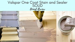 Valspar One Coat Solid stain and sealer Review Profile
