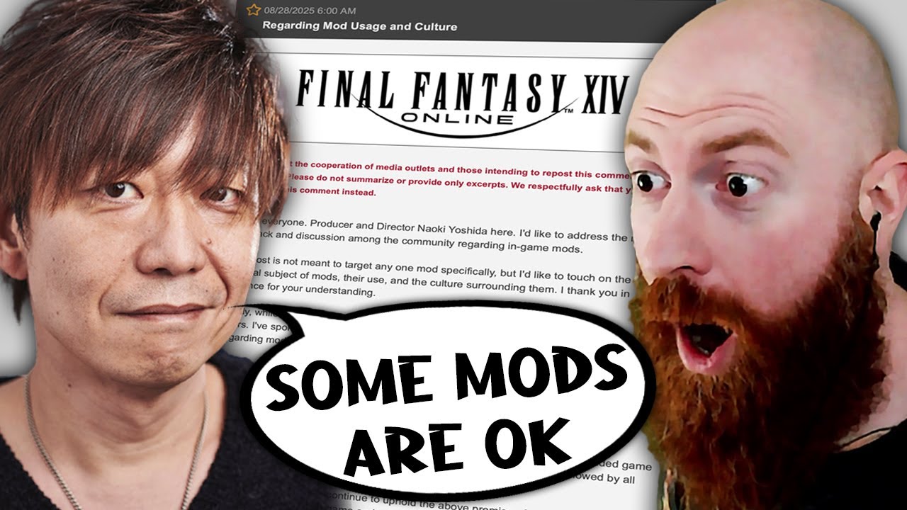 Yoshi-P Responds to the FFXIV Mods Drama (HUGE W)
