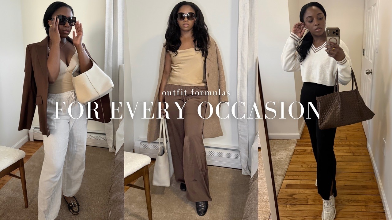 EASY OUTFIT FORMULAS FOR EVERY OCCASION (MINIMALIST EDITION)