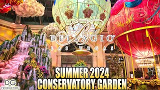 🌞 SUMMER 2024 BELLAGIO CONSERVATORY & BOTANICAL FLOWER GARDEN HOT AIR BALLOON DISPLAY MGM LAS VEGAS