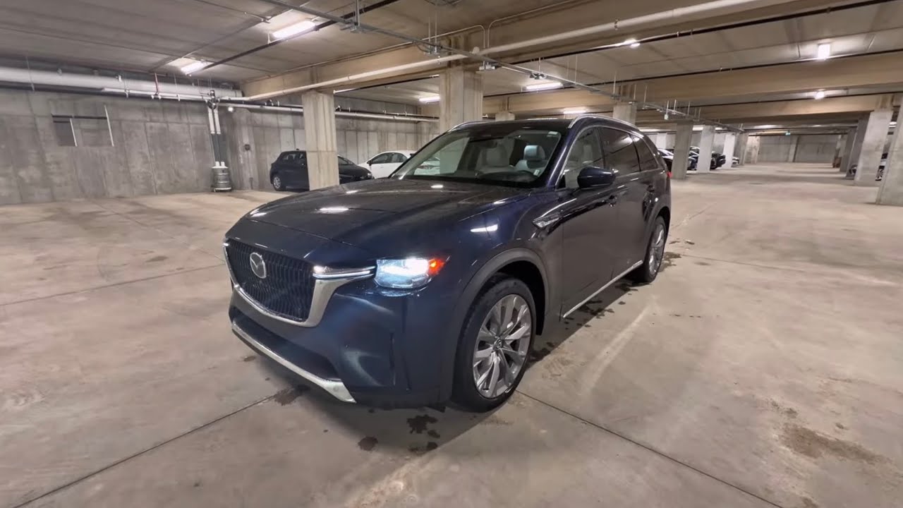 Mazda CX-90 2024 года | Белый кожаный салон • Третий ряд сидений, полный привод • Apple CarPlay •...
