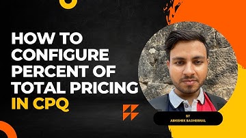 How To Configure Percent Of Total Pricing In Salesforce CPQ