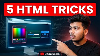 HTML Input Tricks | required, minlength, maxlength और pattern Code Sikho with AJ