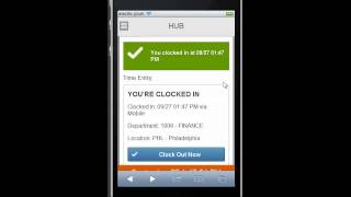 HUB Mobile - Clock In