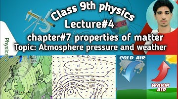 ATMOSPHERE PRESSURE AND WEATHER CLASS 9 PHYSICS