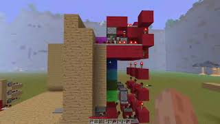 Minecraft b1.7.3 Redstone Combination Lock + Block Deletion Glitch