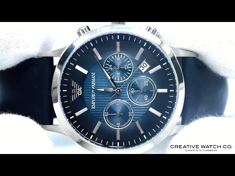 Hands On With The Men\'s Emporio Armani Watch AR2473 - YouTube