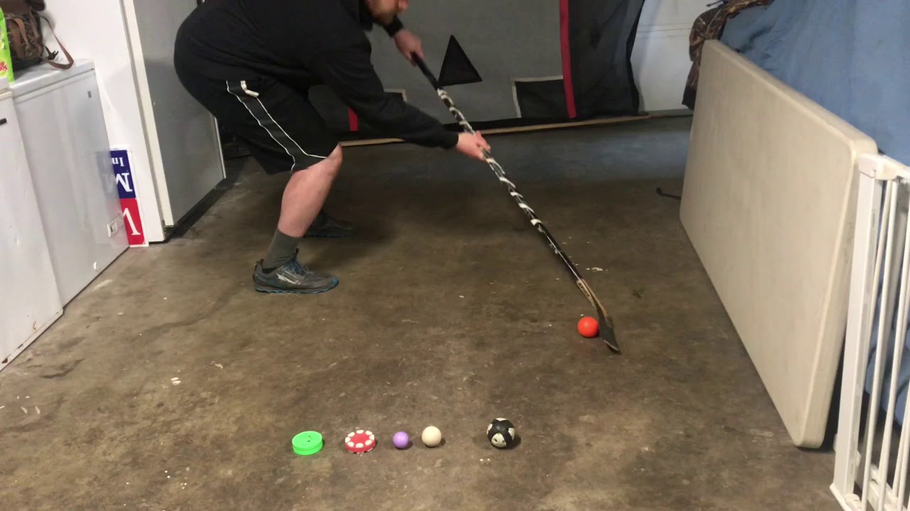 Stick handling and shooting drills of the day