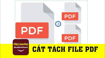 Cách cắt tách file PDF - Thủ thuật ViecLamVui