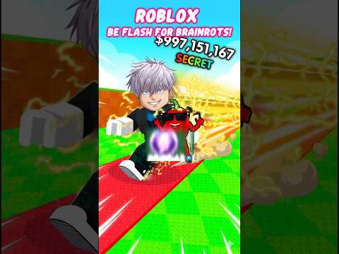 Roblox NEW Brainrot - Be Flash For Brainrots! เจอเวลากิจAdminได้ตัวลับ!