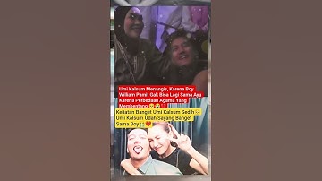 UMI KALSUM MENANGIS KARNA  BOY BATAL NIKAH DENGAN AYU TING-TING😭😱⁉️#ayutingting #boywilliam