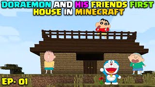 Doraemon and friends new house in minecraft I shinchan minecraft I doraemon minecraft I granny screenshot 4