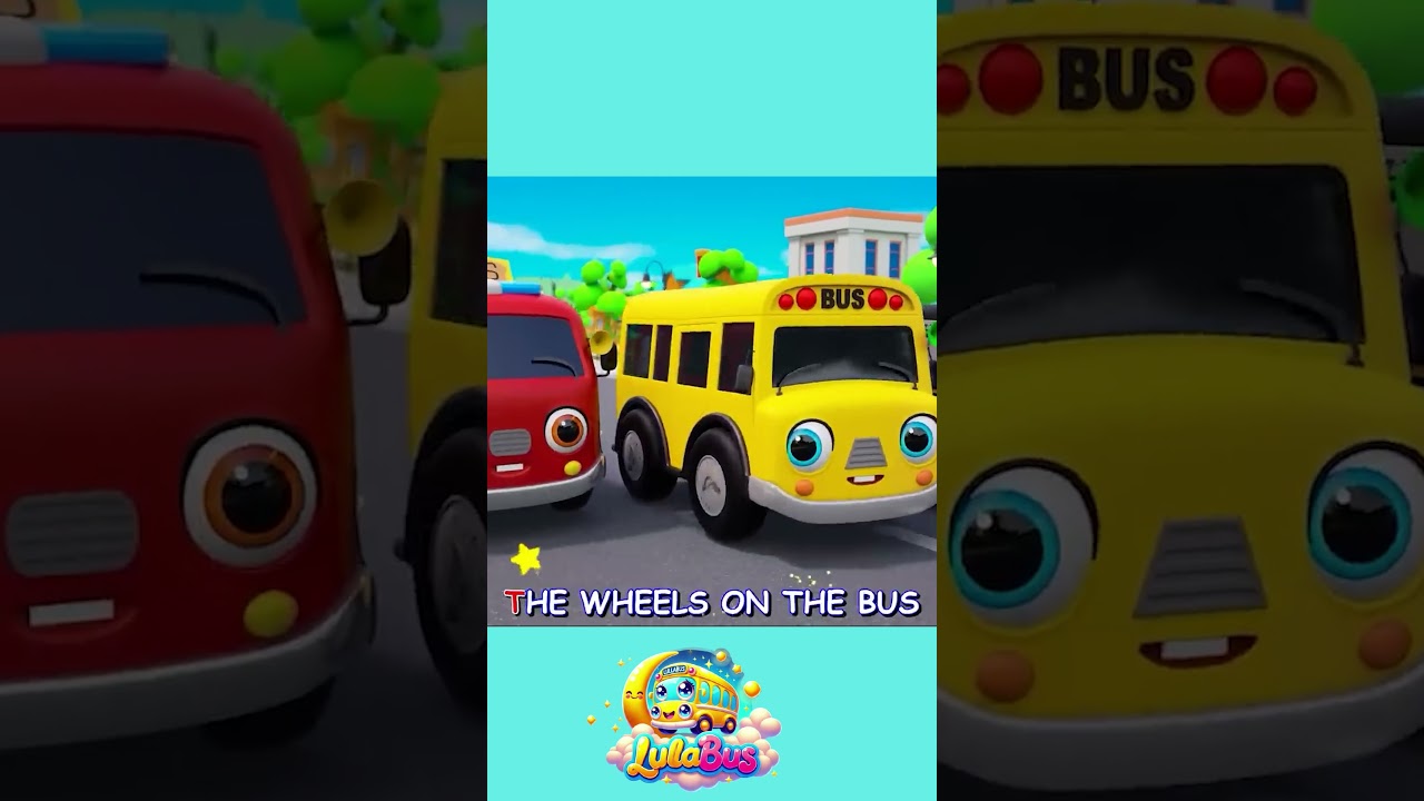 Wheel on the Bus LullaBus Nursery Rhymes Kids Songs  