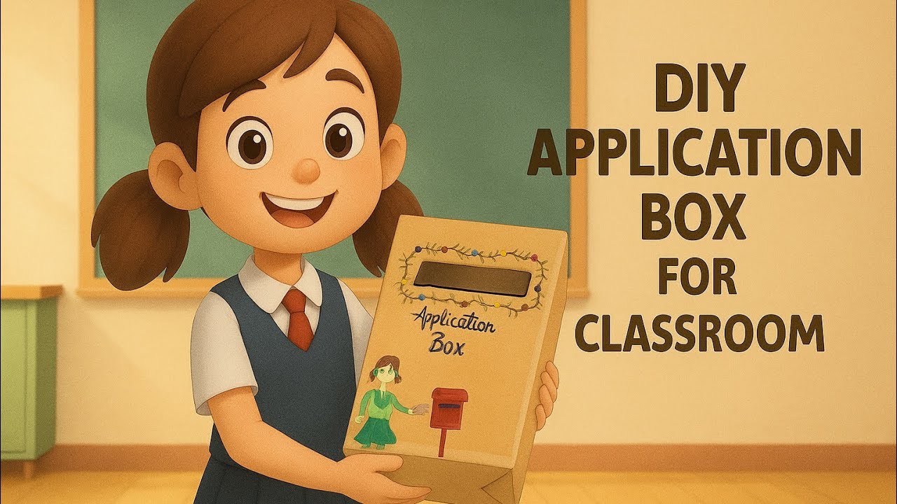 DIY Application box for Classroom📧 ️💯| Stationary DIY | Budget Craft ...