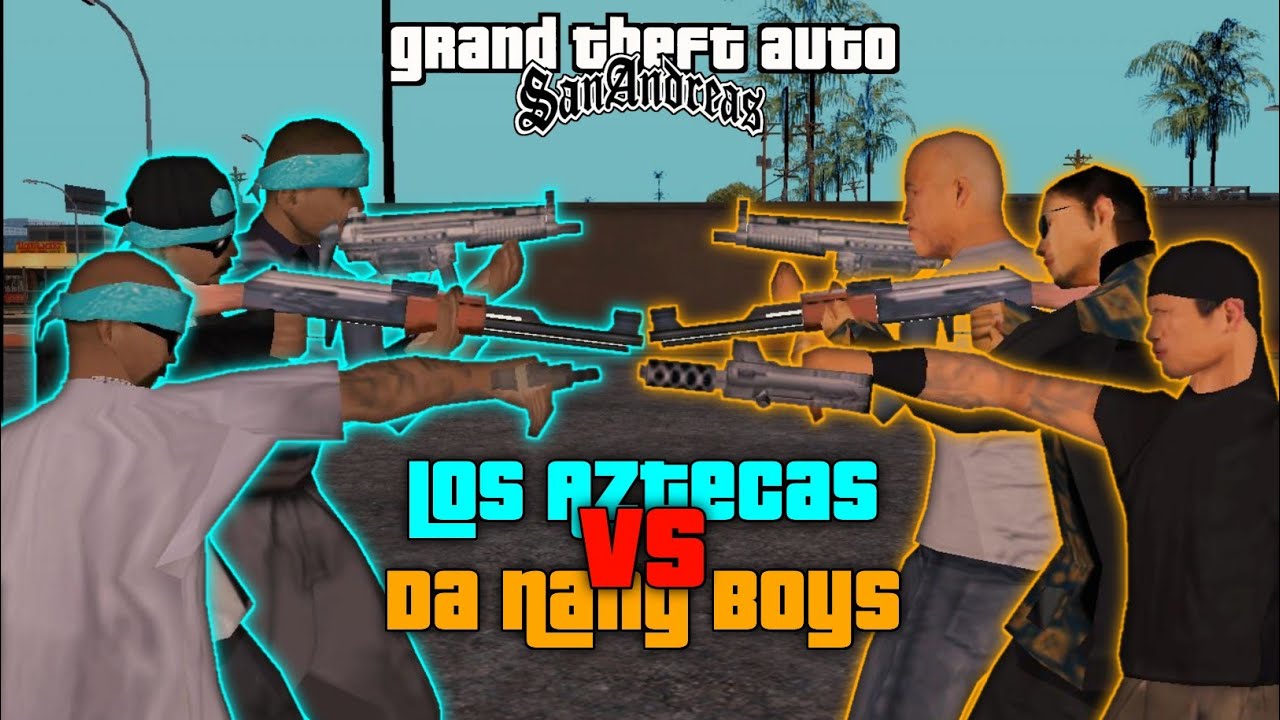 Varrios Los Aztecas VS Da Nang Boys | GTA San Andreas | Epic Gang Wars 