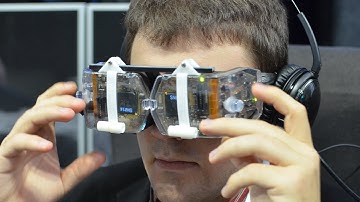Avegant Virtual Retinal Projection HMD Hands-on Interview with CEO Edward Tang