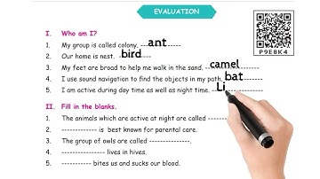 Science| Class 4| Samacheer Term 3| Unit 2| Life of Animals| Evaluation