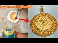 Gold Pendant Making | How to Make  Gold Pendant | Gold Jewellery - Nadia Jewellery