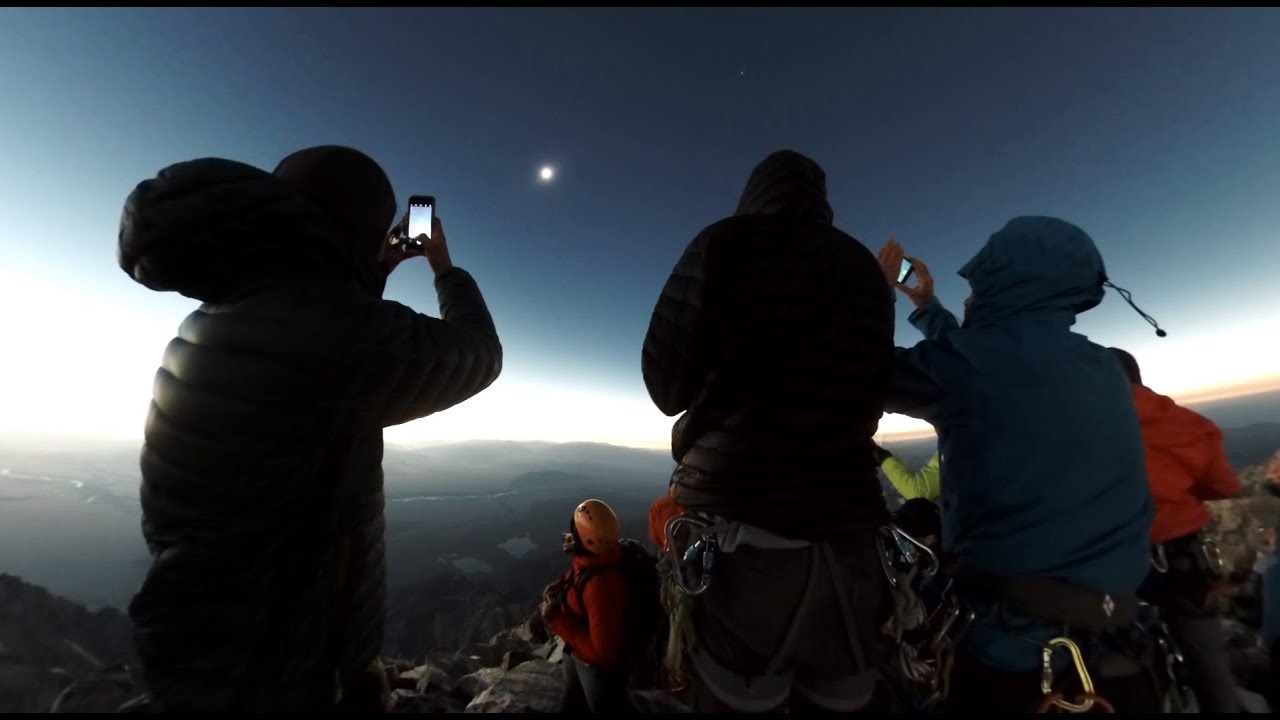 Solar Eclipse from Grand Teton - YouTube