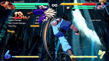Really good Adult Gohan (Ultimate/Mystic) block string setup - DRAGON BALL FighterZ