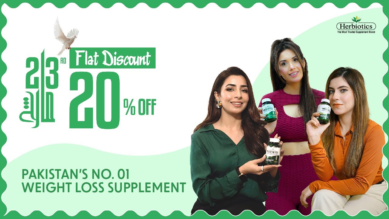 Herbiotics | Pakistan Day Sale | Flat 20% Off | Pakistan's Leading Vitamin Brand