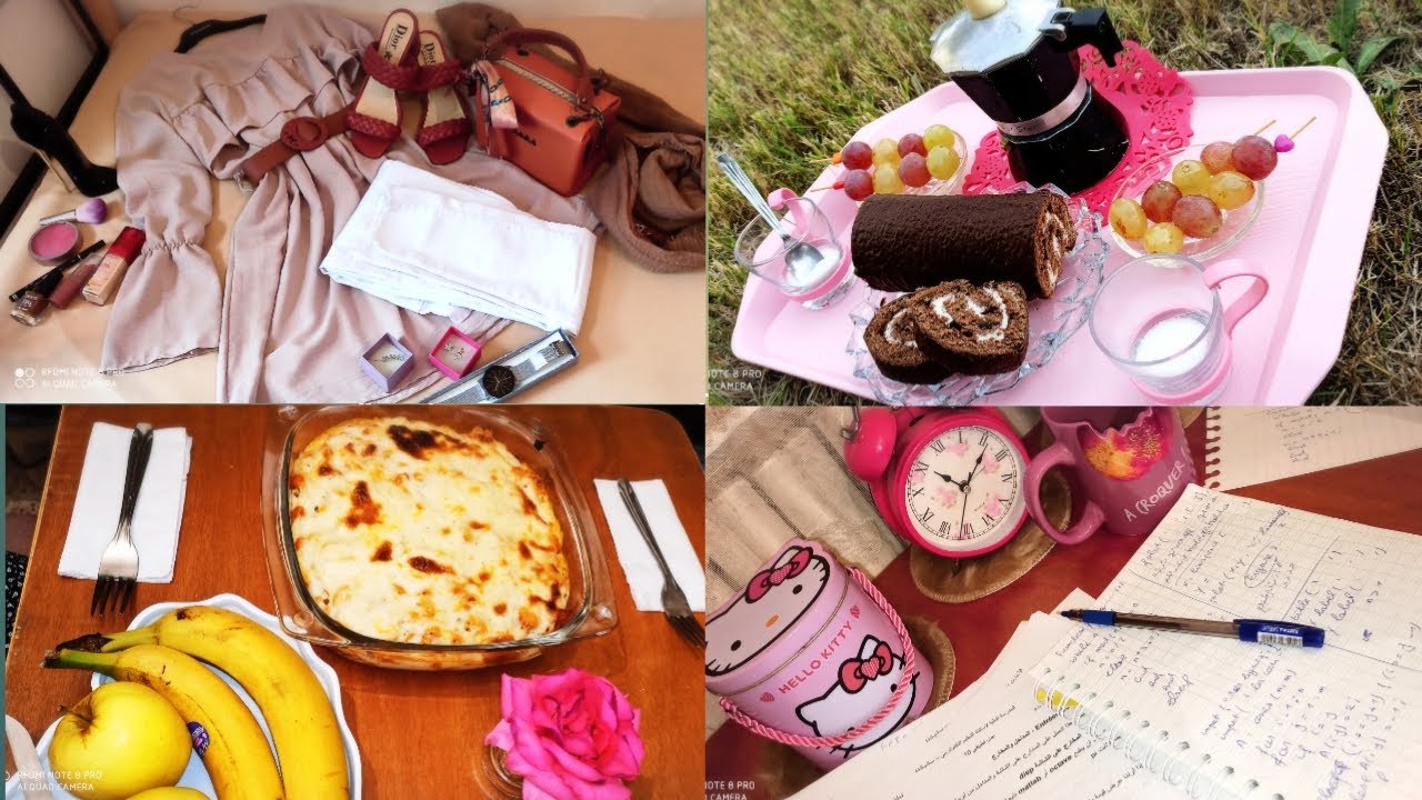 روتيني ليوم كامل في الاقامة الجامعية/وريتلكم لبستي الجديدة😍و وجبة غداء و عشاء خفيفة /قهيوة مع الهواء