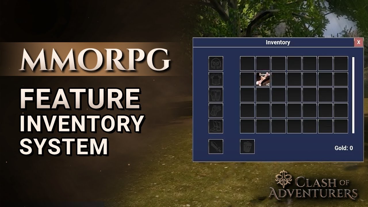 Clash of Adventurers - MMORPG | Feature: Inventory System - YouTube