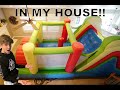 OBSTACLE BOUNCE HOUSE - IN MY HOUSE!!!