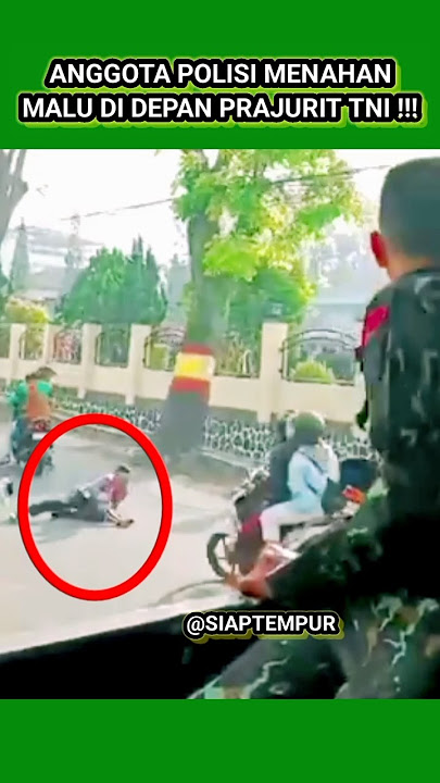 Anggota TNI membiarkan pak polisi di tabrak lari😱#shorts #short #bravotni #army#news #tniad#tentara