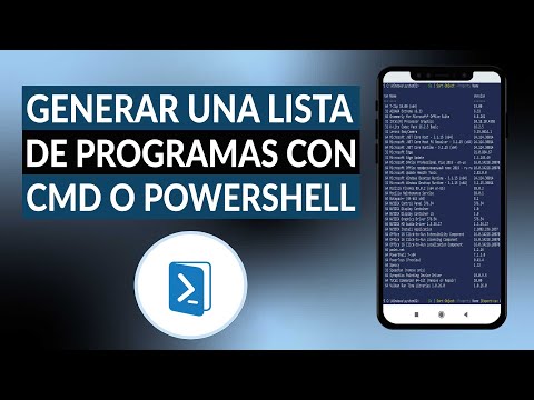 Cómo generar una lista de PROGRAMAS INSTALADOS en mi PC con CMD o POWERSHELL