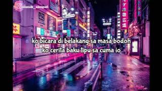 SA CUMA IO   -Jovi Herlandi x Avivgodzz x Dani Mamile-   LIRIK VIDEO