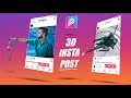 Instagram 3D editing Background download for PicsArt and Photoshop