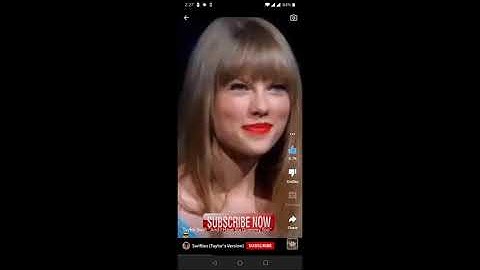 Taylor Swift "yah and i have 6 grammys too"