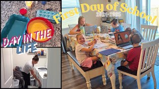 Day in the Life of a Homeschool Mom | In the Kitchen, Cleaning, Homeschool