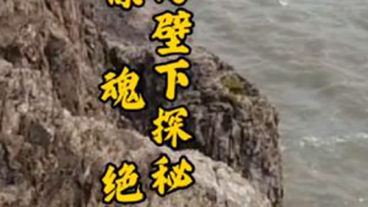 孤岛壁下探秘（3）走绝壁山崖，惊心动魄，什么原因，山上竟然不长树