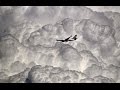 Beautiful storm seen from airplane