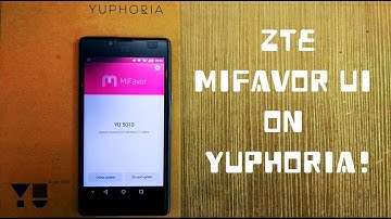 Mifavor ZTE rom for yuphoria with VOLTE supported