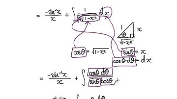 Video 2034.40 - Integrate arcsinx/x^2