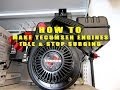 HOW TO Make Your Tecumseh SNOWKING Engine Idle & Stop Surging