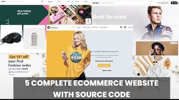 5 Complete Ecommerce Websites: Build & Deploy with Modern Tools | FREE Source Code