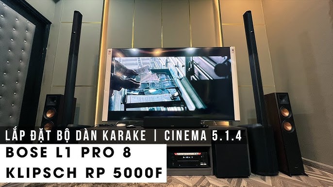 Test Loa:: Sau bàn giao Bộ Dàn Karaoke Cao Cấp Bose L1 Pro8 & Xem ...