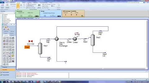 HYSYS Dynamic Simulation of a Simple Gas Plant-Part1