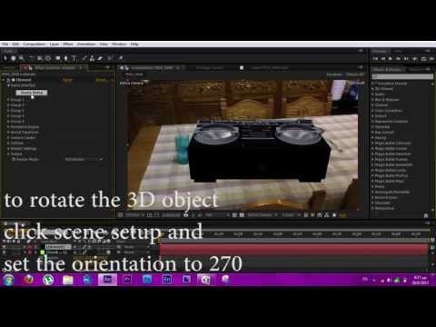 how to use element 3D and 3D camera tracker