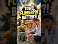 Towel Se Flowerpot(Gamla) Kaise banaye? (Part-1) #vlog #algorithm #viral #ytshorts #shorts #diy