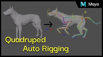 Maya - Quadruped auto rig