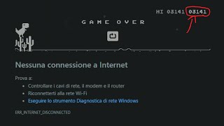 3141 scores on Chrome Dino!