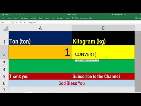 Convert Ton to Kilogram