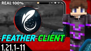 Real feather client for mojolauncher minecraft (insane features 🤯)