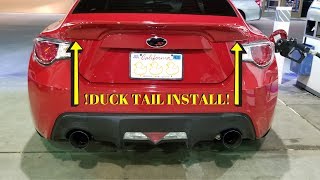 Prepping For Downforce - Duck Tail Install For BRZ/FRS/GT86 Prepping For Downforce - Duck Tail Install For BRZ/FRS/GT86