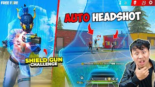 No One Ever Done this Before 😬 Only Shield Gun Challenge in Solo Vs Squad 😱 अमर होगया !!